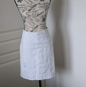 White midi skirt